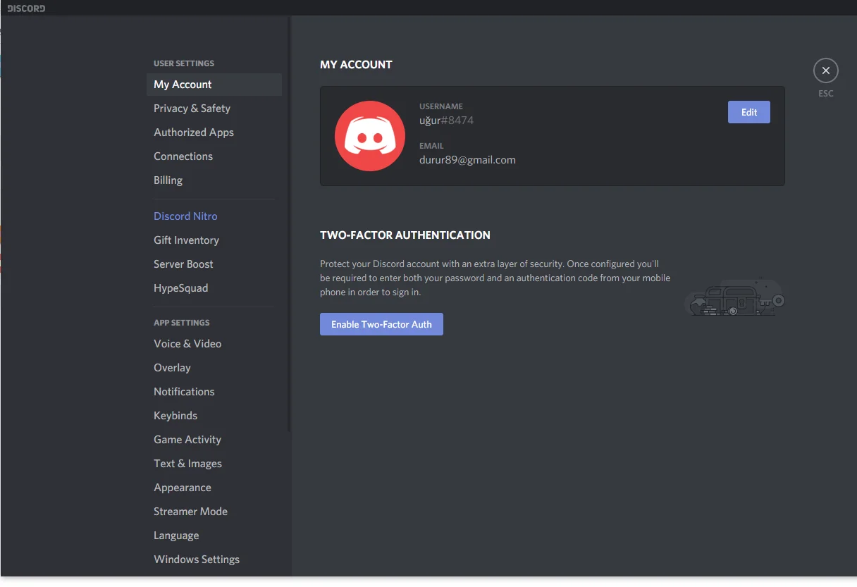 Image 2 - Discord Dil Değişitrme ve Tuş Ataması Nasıl Yapılır