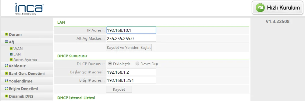 İnca IAP-700NR Router Kurulum inca1 - İnca IAP-700NR Router Kurulum
