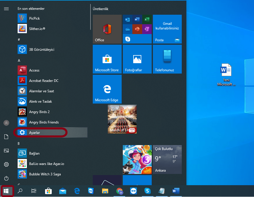 Windows 10 Etkinlik Geçmişi Silme