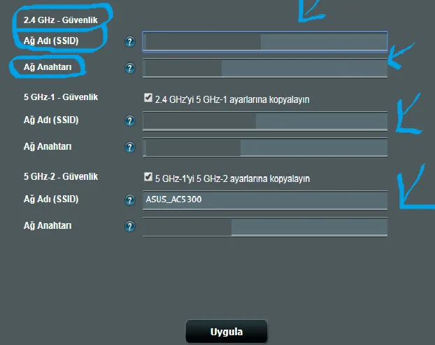 4KABLOSUZ 1 - Asus DSL-AC88U Kablosuz Hızlı Kurulum