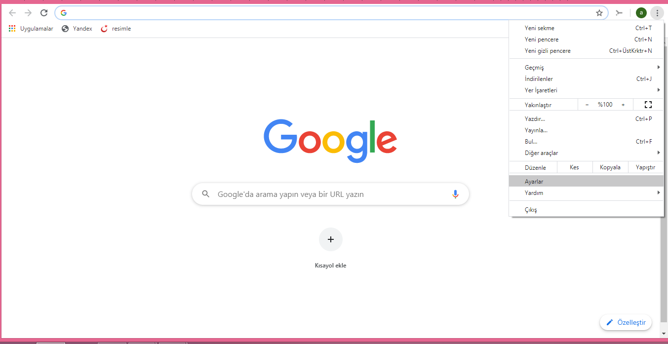 Chrome Şifre Kaydetme Uyarısını Kapatma adımları nelerdir ?