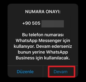 Apple iphone Whatsapp 2 Hesap Kullanma 7