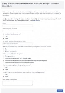 1 21 - Facebook Mahrem Görüntüleri Paylaşma Tehditlerini Nasıl Şikayet Edilir