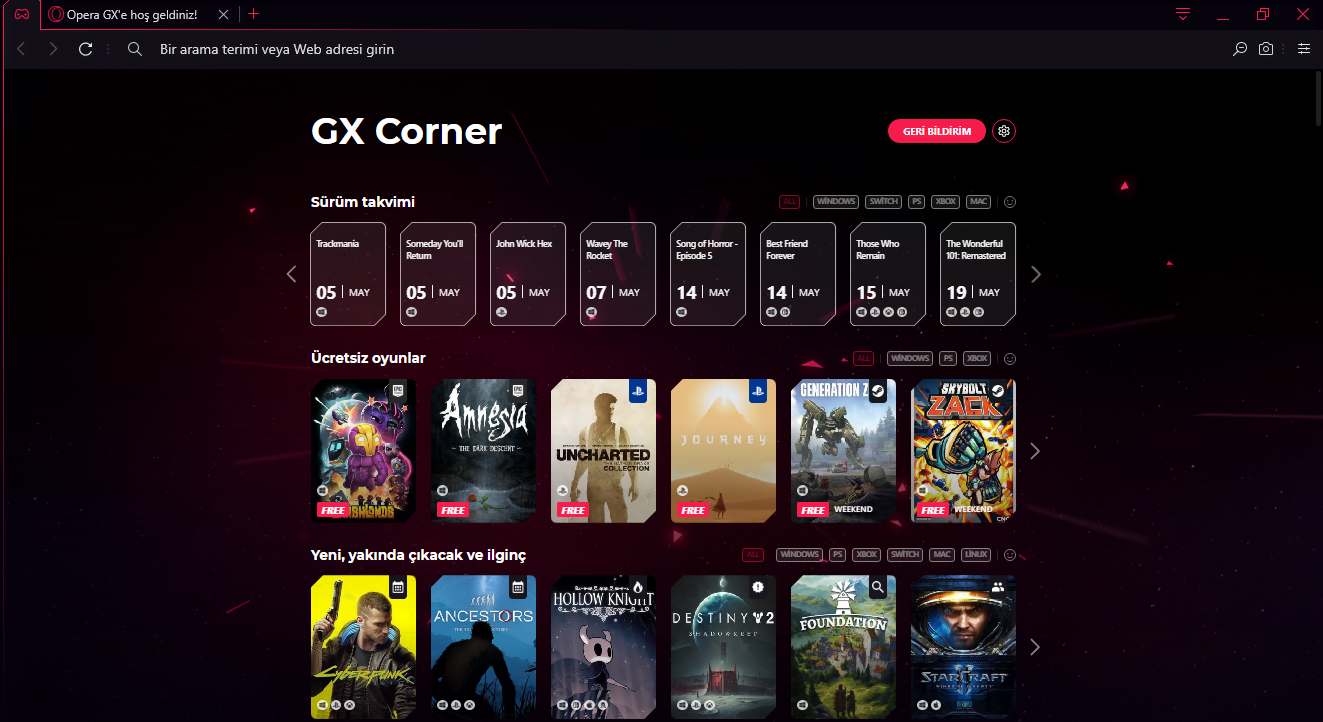 Opera GX Nedir 4 - İlk oyuncu tarayıcısı Opera GX nedir?
