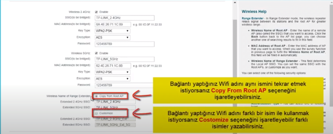 ek5 - Archer C20 (v5) - Menzil Genişletici Kurulumu