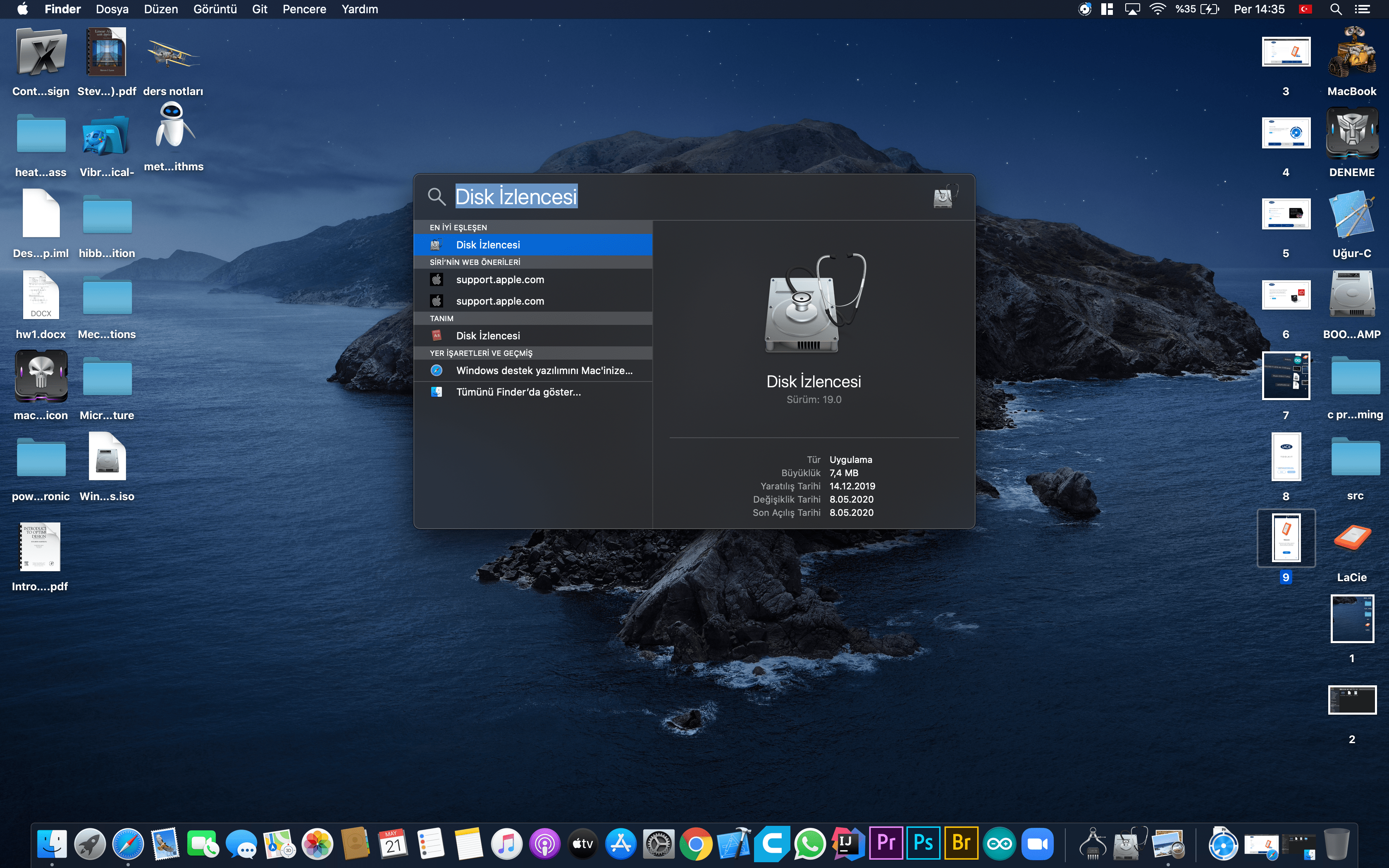 Mac OsX Catalinada Harici Disk Nasıl Bölünür