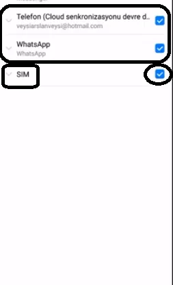 Huawei P20 Lite telefonda rehber ayarları