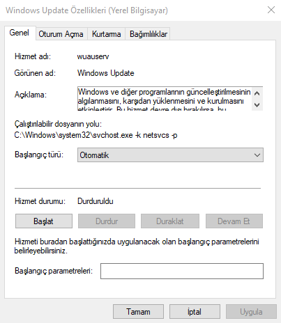 Windows 10 Hata Kodu 0x80070422 Nasl Onarlr 1