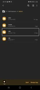 obb klasör 1 - Android Telefonlara Obb Dosyaları İle Oyun Yükleme İşlemi