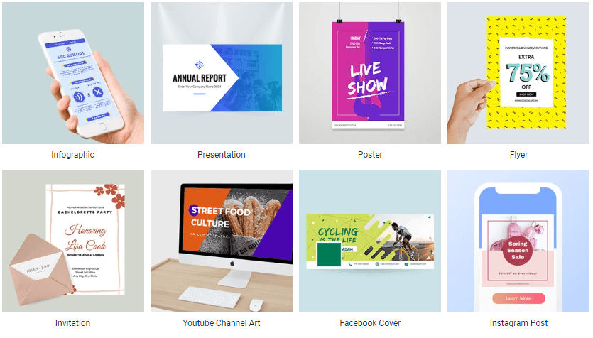 designcap ongorsel - DesignCap ile Beceri Gerektirmeden İnfografik Oluşturma