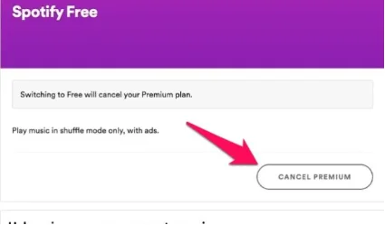 Screenshot 7 - Spotify Premium Aboneliğini Tarayıcı Üzerinden Nasıl İptal Ederim