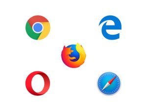 desktop browser logos