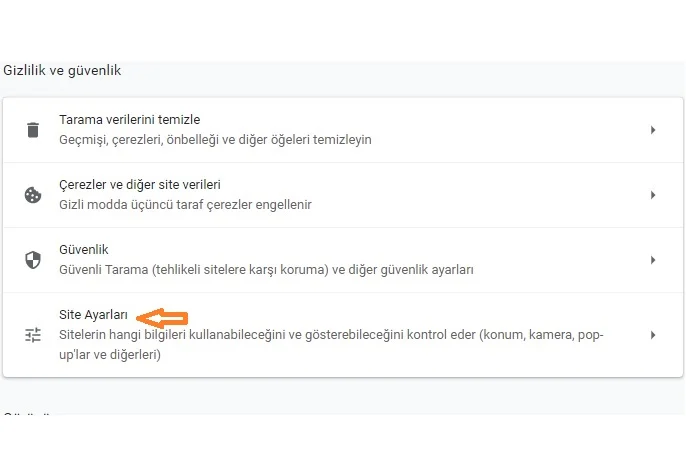 Web Sitesi Bildirimleri Nasıl Kapatılır Chrome Web Sitesi Bildirimleri Nasıl Kapatılır