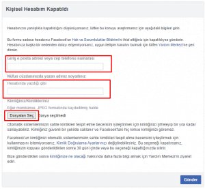 2 - Facebook Hesabım Kapatıldı