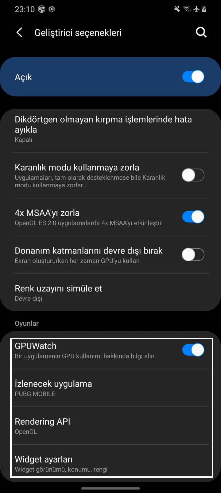 5 - Samsung Telefonlarda PUBG Mobile 90 FPS Ultra HD Modu Aktif Etme
