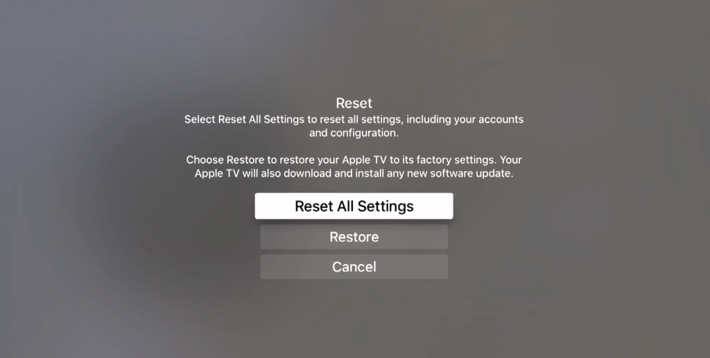 4 1 - Apple TV Nasıl Sıfırlanır? (Resimli Anlatım)