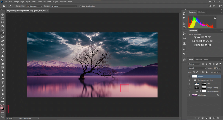 Photoshop Kullanarak Herhangi Bir Fotografta Gokyuzu Nasil Degistirilir 9 - Photoshop Kullanarak Herhangi Bir Fotoğrafta Gökyüzü Nasıl Değiştirilir