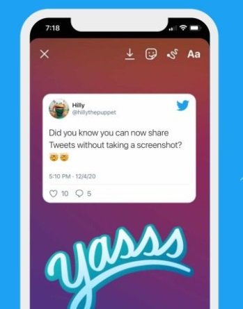 Tweetleri instagram hikayelerinde paylaşma Tweetleri instagram hikayelerinde paylaşma