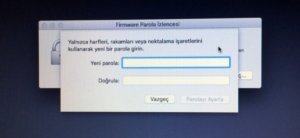 mac2 - Mac'inizde Firmware Parolası Ayarlama