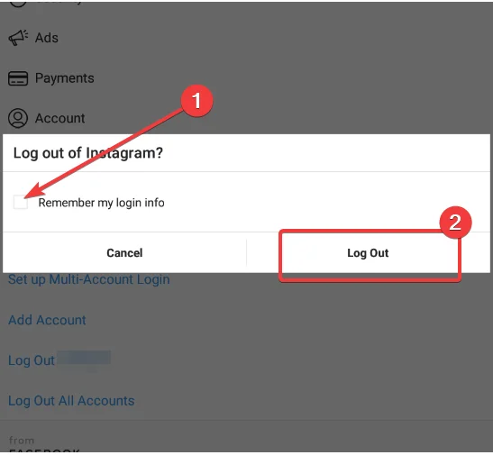 Instagramda Kayitli Hesap Kaldirma 4 - Instagram'da Kayıtlı Hesap Kaldırma