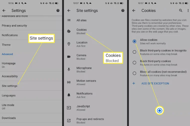 androidde cerezler nasil etkinlestirilir 3 - Android'de Çerezler Nasıl Etkinleştirilir?
