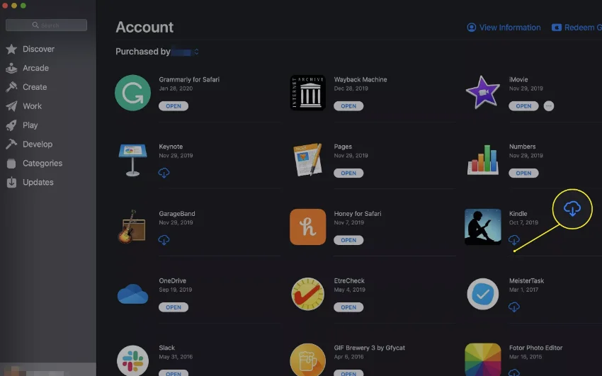 uygulamalari mac app storedan yeniden indirme 3 - Uygulamaları Mac App Store'dan Yeniden İndirme