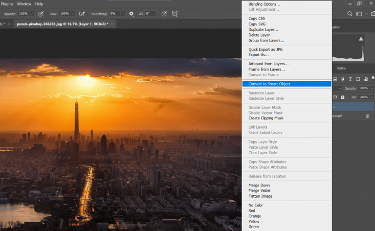 Photoshopta Yetersiz Pozlanmis ve Asiri Doymus Bir Gun Batimi Nasil Duzenlenir 2 - Photoshop'ta Yetersiz Pozlanmış ve Aşırı Doymuş Bir Gün Batımı Nasıl Düzenlenir