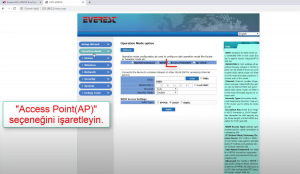 ever1 - Everest EWN-208POE AP Modu(Kablolu) Kurulumu