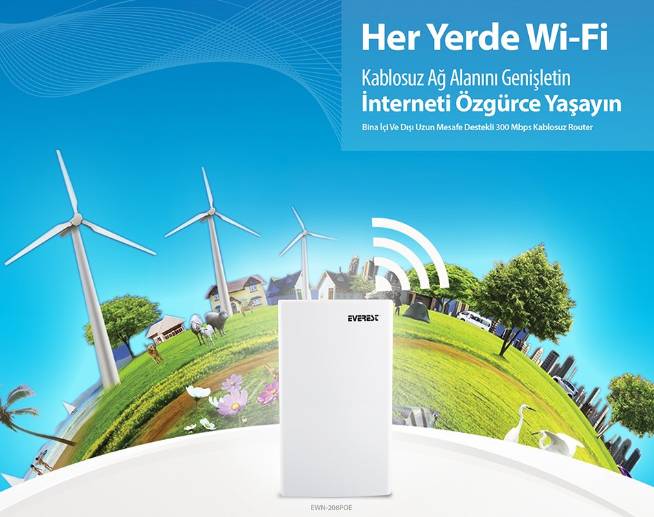 s2 - Everest EWN-208POE AP Modu(Kablolu) Kurulumu