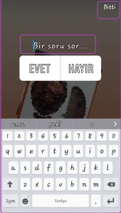 SORU - İnstagram Hikayelerinde Anket Oluşturma