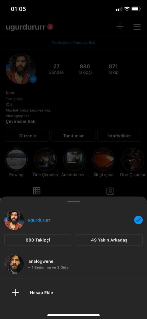 44 - Tek Telefonda Birden Fazla İnstagram Kullanma
