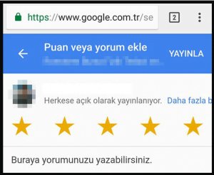 Googlede Yerler Hakkında Yorum Yazma ve Puan Ekleme Googlede Yerler Hakkinda Yorum Yazma ve Puan Ekleme 1 - Googlede Yerler Hakkında Yorum Yazma ve Puan Ekleme
