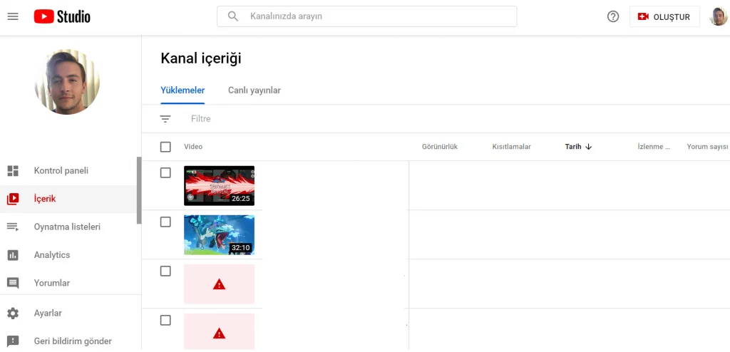 youtube videolariniza kapak fotografi ekleme 2 - Kişisel YouTube Hesabınızda Paylaştığınız Videoya Kapak Fotoğrafı Ekleme