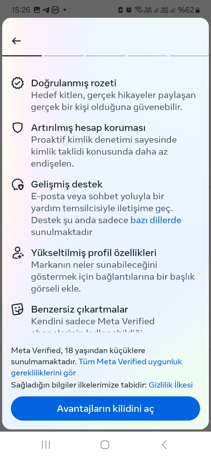 Instagram Mavi Tik Satın Alma Doğrulanmış Hesap