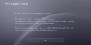 uyari3 - Playstation'a Harici Taşınabilir Bir HDD Kurulumu ve Varsayılan Uygulama Yükleme Konumu Nasıl Değiştirilir ?