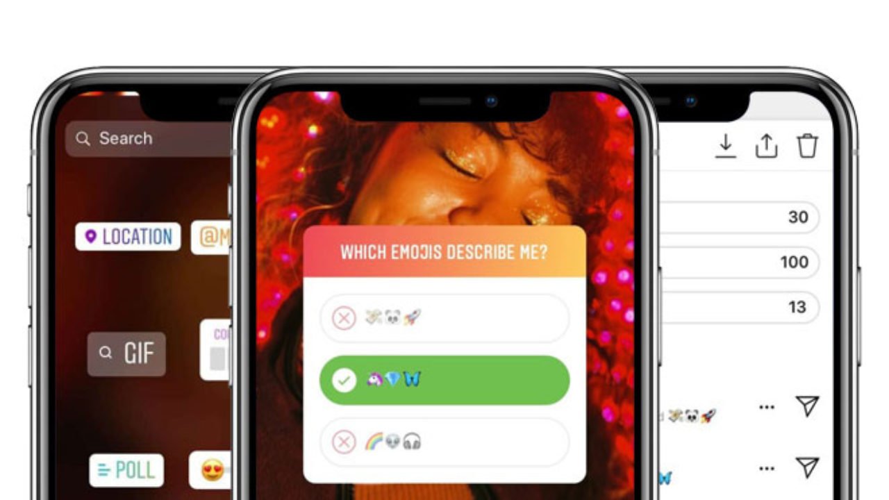 Instagram Test Çıkartması Ekleme Geri sayım çıkartması