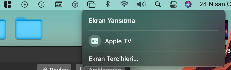 3 4 - Mac’te Ekran Yansıtmayı Menü Çubuğunda Nasıl Gösterilir