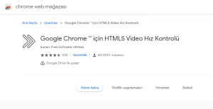 google video2 - CHROME İLE ÜCRETSİZ VİDEO HIZ KONTROLÜ