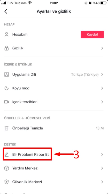 Tiktok Sorun Bildirimi tiktok sorun bildirimi 3 - Tiktok Sorun Bildirimi