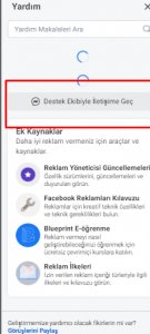 Facebook Reklam Hesabında Facebook Desteği İle İletişim Kurma (Resimli Anlatım) Facebook Desteği İle İletişim Kurma