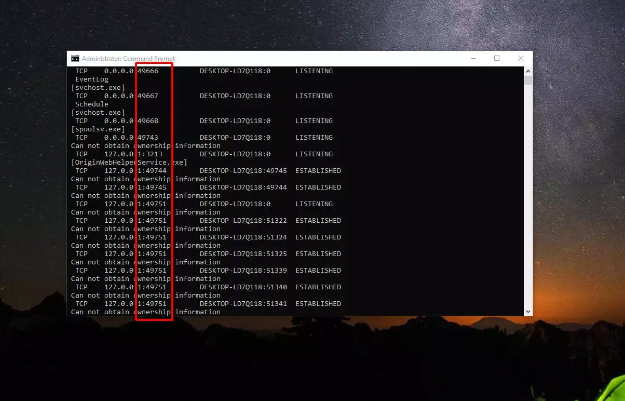 Windows 10'da Bir Bağlantı Noktasının Açık Olup Olmadığını Kontrol Etme windows 10da bir baglanti noktasinin acik olup olmadigini kontrol etme 3 - Windows 10'da Bir Bağlantı Noktasının Açık Olup Olmadığını Kontrol Etme