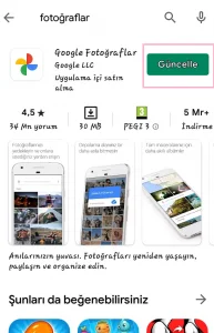 guncelle - Google Fotoğraflarda Video Kurgu Özelliği