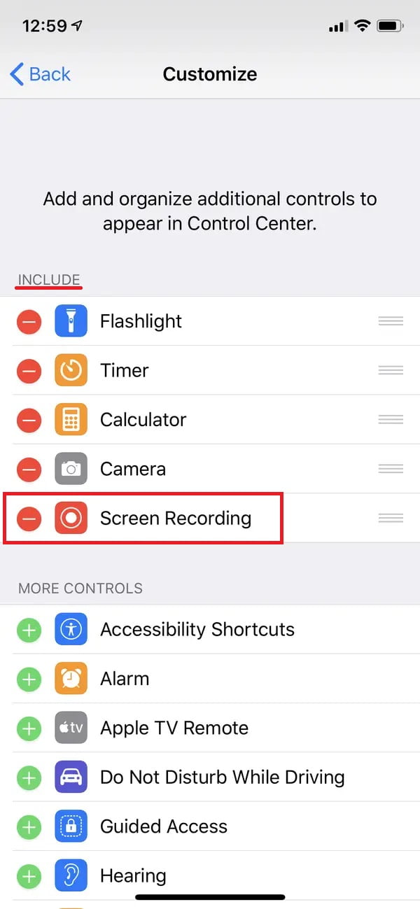 iPhoneda Ekran Kaydi Alma Ekran Kaydini Bulma veya Duzenleme 1
