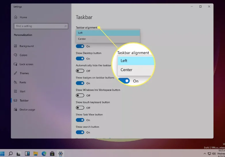 windows 11 gorev cubugu hizalamasi nasil degistirilir 2 - Windows 11 Görev Çubuğu Hizalaması Nasıl Değiştirilir?