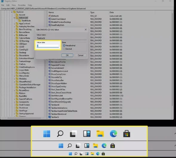 windows 11de gorev cubugu boyutu nasil degistirilir 5 - Windows 11'de Görev Çubuğu Boyutu Nasıl Değiştirilir?
