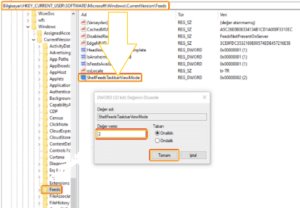 3 1 - Windows 10 Görev Çubugundaki Hava Durumu Simgesini Kaldırma