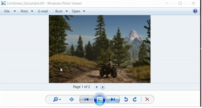 TIFF dosyaları birleştirme