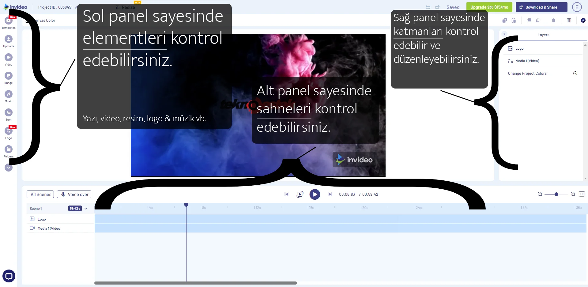 INVIDEO EN IYI UCRETSIZ ONLINE VIDEO EDITORU 2 - InVideo: En İyi Ücretsiz Online Video Editörü