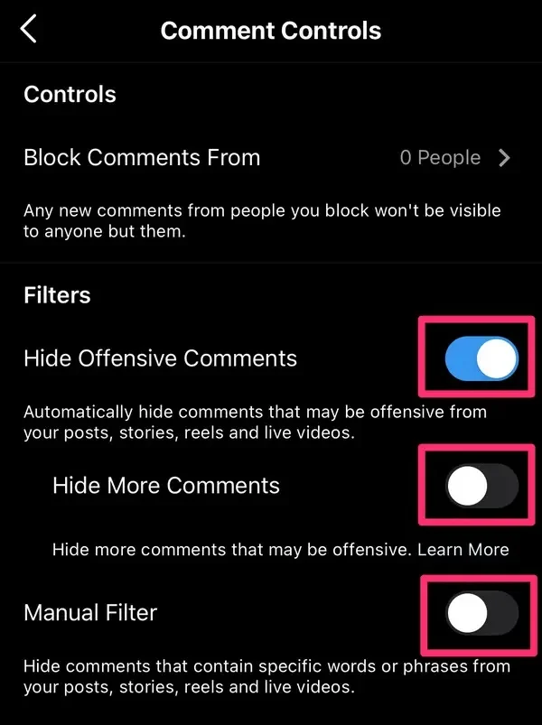 Instagramda Bir Yorum Nasil Silinir veya Yorumlar Nasil Gizlenir ve Kisitlanir 10 - Instagram'da Bir Yorum Nasıl Silinir veya Yorumlar Nasıl Gizlenir ve Kısıtlanır?