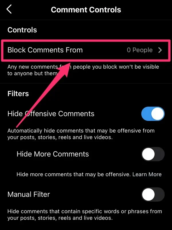 Instagramda Bir Yorum Nasil Silinir veya Yorumlar Nasil Gizlenir ve Kisitlanir 11 - Instagram'da Bir Yorum Nasıl Silinir veya Yorumlar Nasıl Gizlenir ve Kısıtlanır?